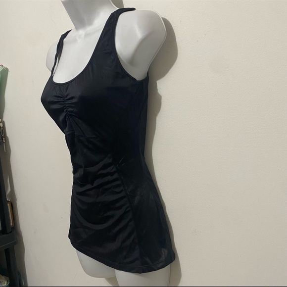 SPANX Assets Black Ruched Tank Size XL - Picture 2 of 4